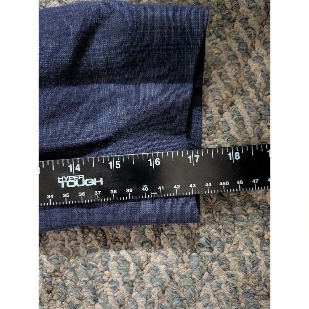 Jos. A. Bank 1905 Tailored Fit Navy Plaid Linen Cotton Sport Coat Blazer 44R
